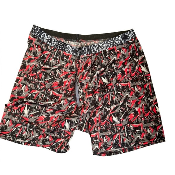 ♥️HANES X-TEMP Tag Less Performance  Men's Boxer Briefs Men's XL Shorts Athletic - Picture 1 of 11
